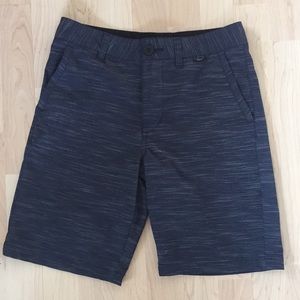 Nitrous Black Format Navy Blue Boys Hybrid Shorts